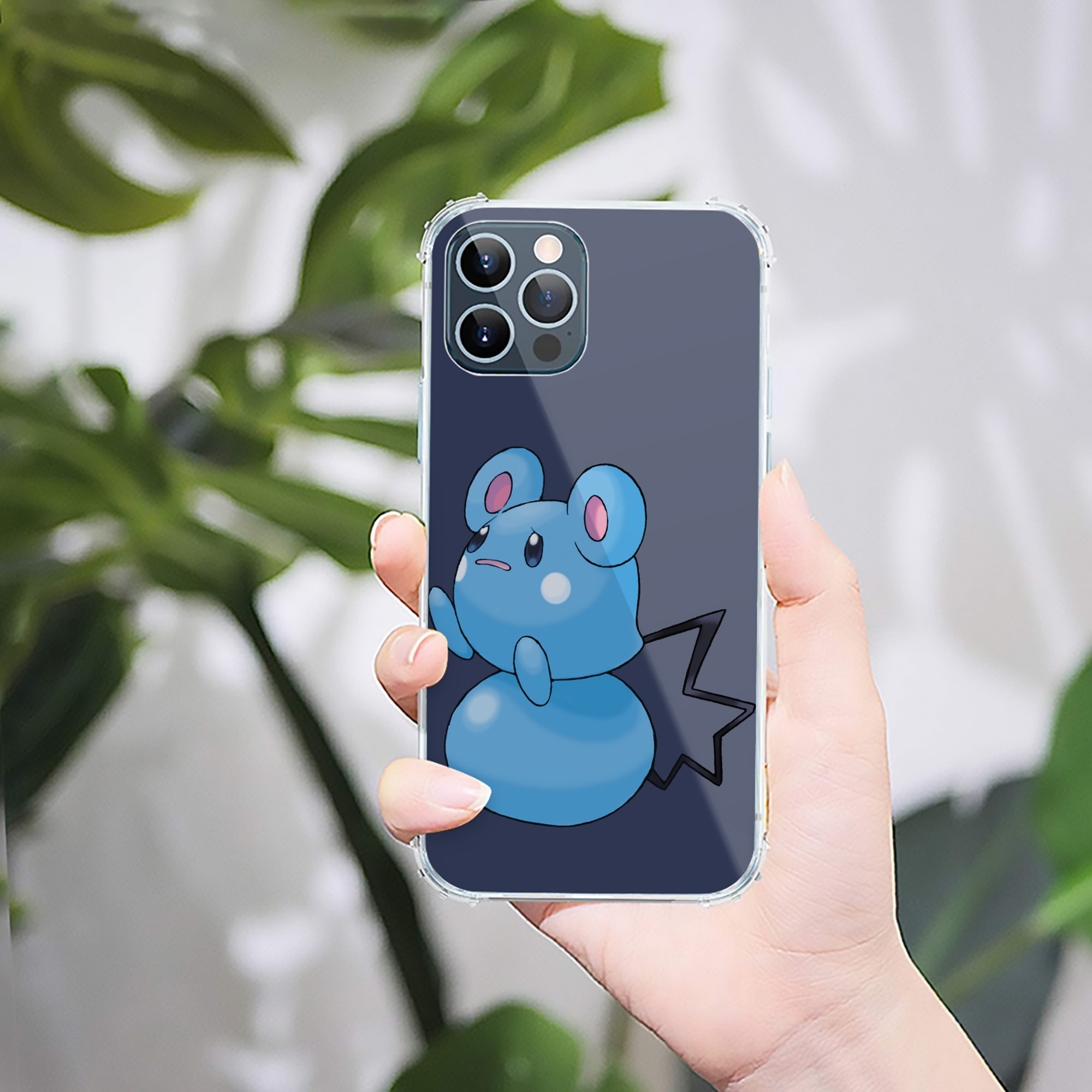 （画像用） ポケットモンスター Pokémon 【iPhone 12シリーズ対応】透明スマホケース（クリアソフトケース）